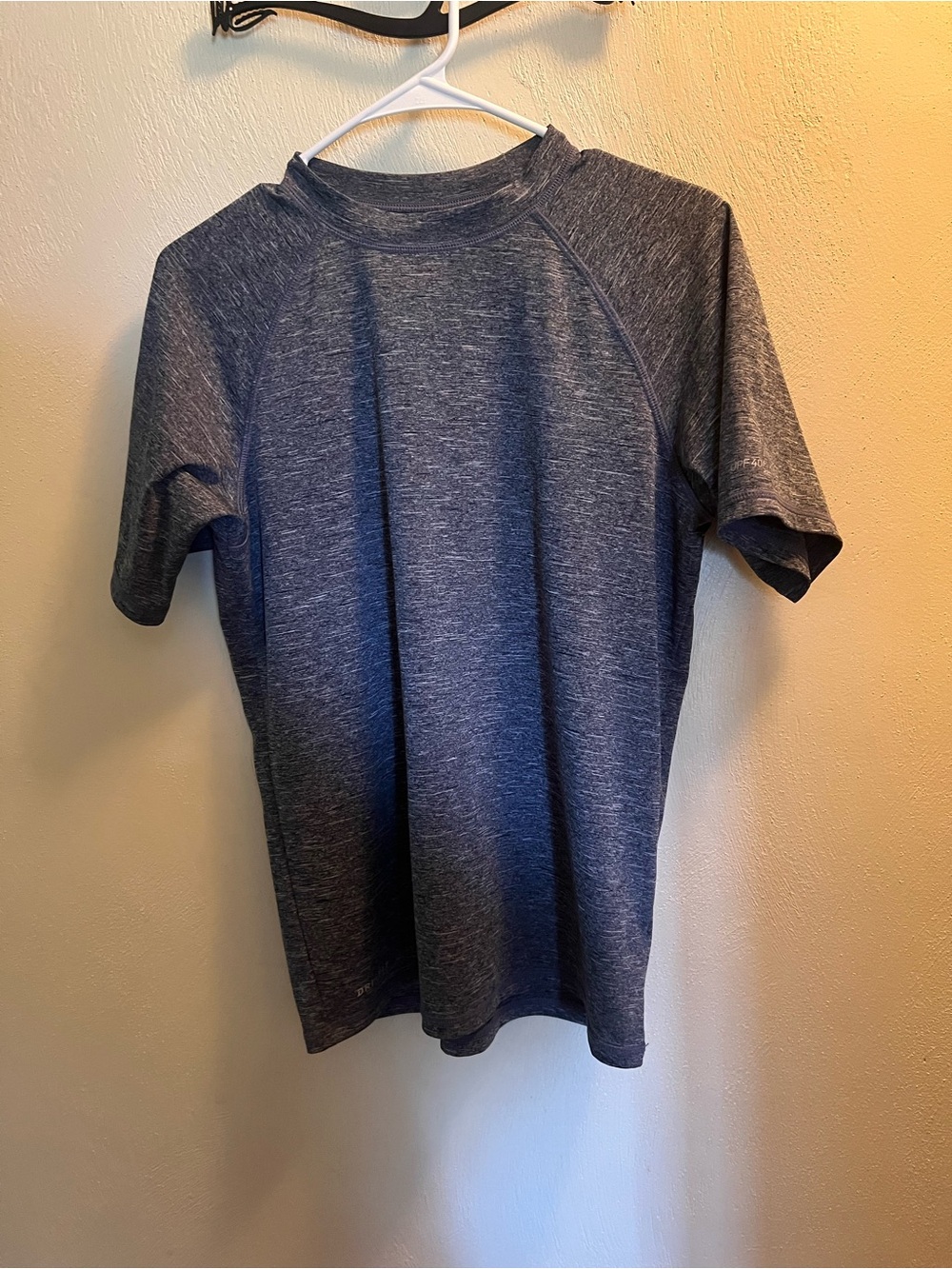Nike Dri-Fit Heathered Blue Performance Tee